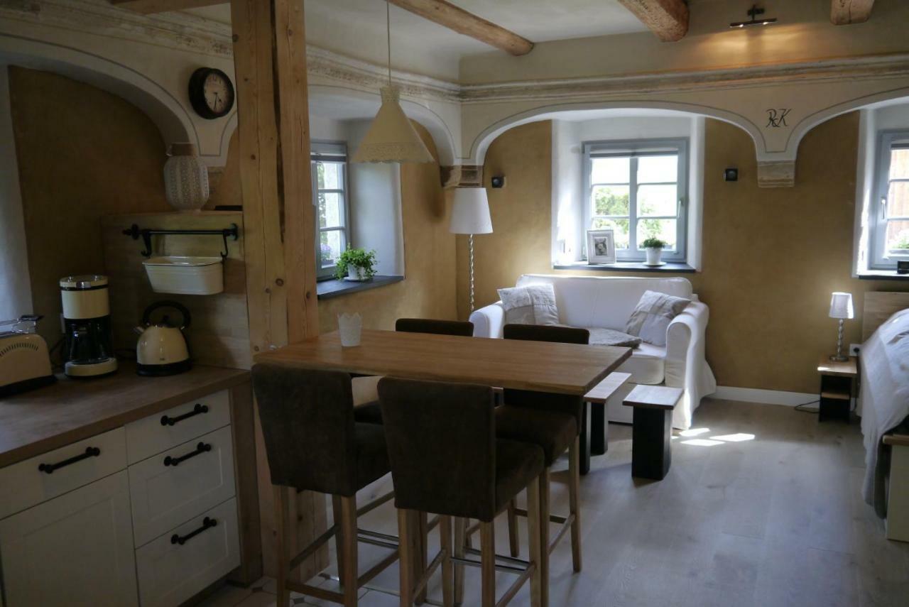 Ferienwohnung "Alte Bauernstube" Meißen Exterior foto